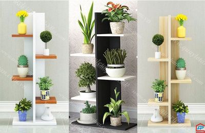 KỆ TRANG TRÍ GỖ ĐỨNG KTTG 02