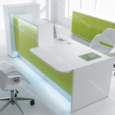 Quầy Lễ Tân Lệch Sơn QLTL S05
