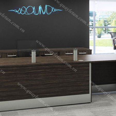 Quầy Lễ Tân Thấp Giá Rẻ QLTT M04